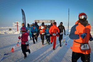 départ de la 15ème édition du marathon du Pôle Nord