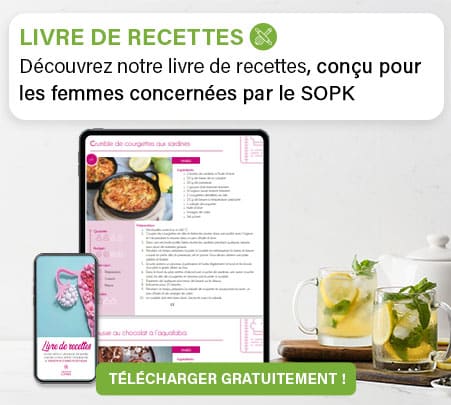 Livre de recette conçu pour les femmes touchées par le SOPK